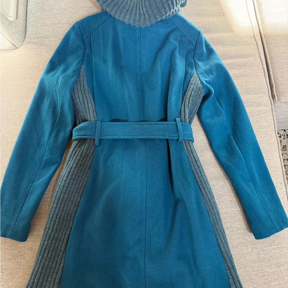 Anthropologie Teal womens Coat size 2 - Picture 5 of 7